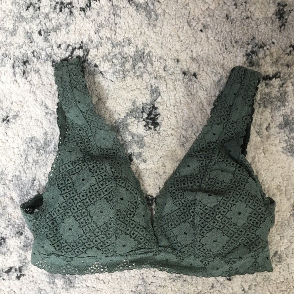 Green aerie bralette